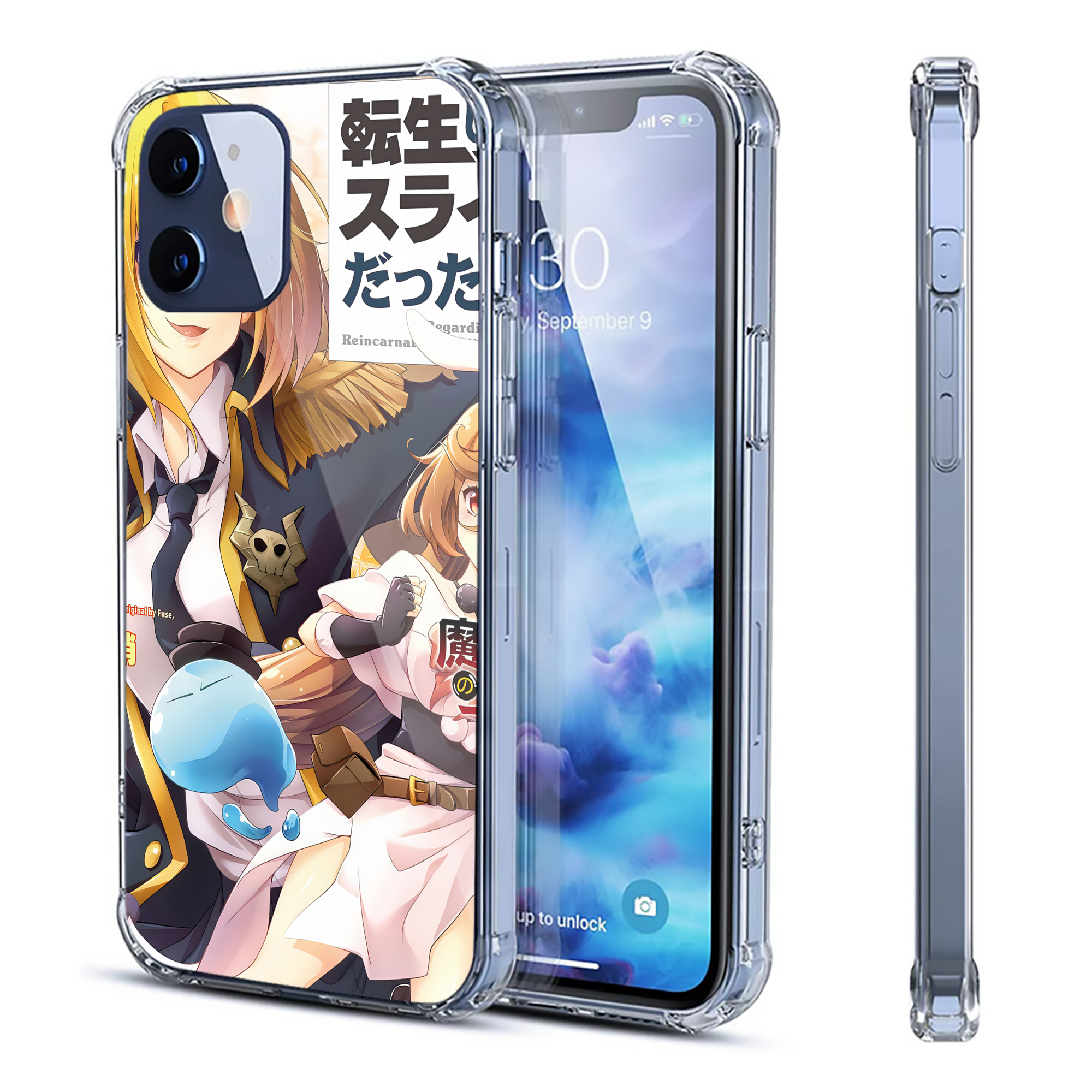 （画像用） 転スラ Regarding Reincarnated to Slime 【iPhone 12シリーズ対応】透明スマホケース（クリアソフトケース）
